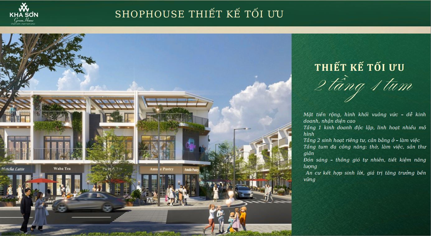 shophouse kha sơn green home phú bình thái nguyên